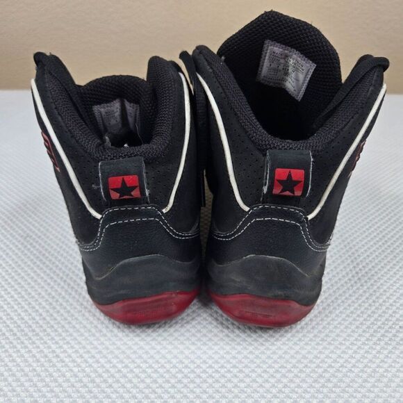 Converse Elton 76ers Player High Top Sneakers Mens Size 9 Black Red - Picture 5 of 11